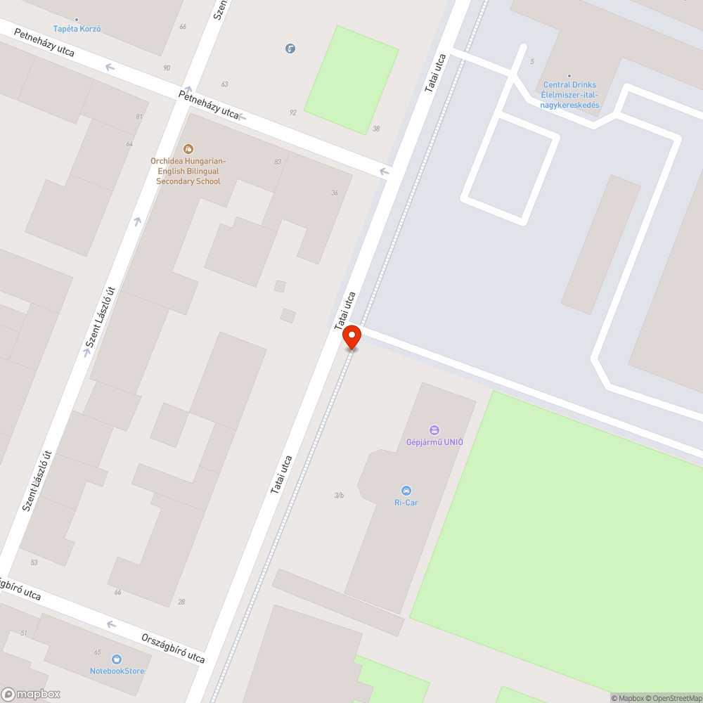 Roncs bejelentés helye