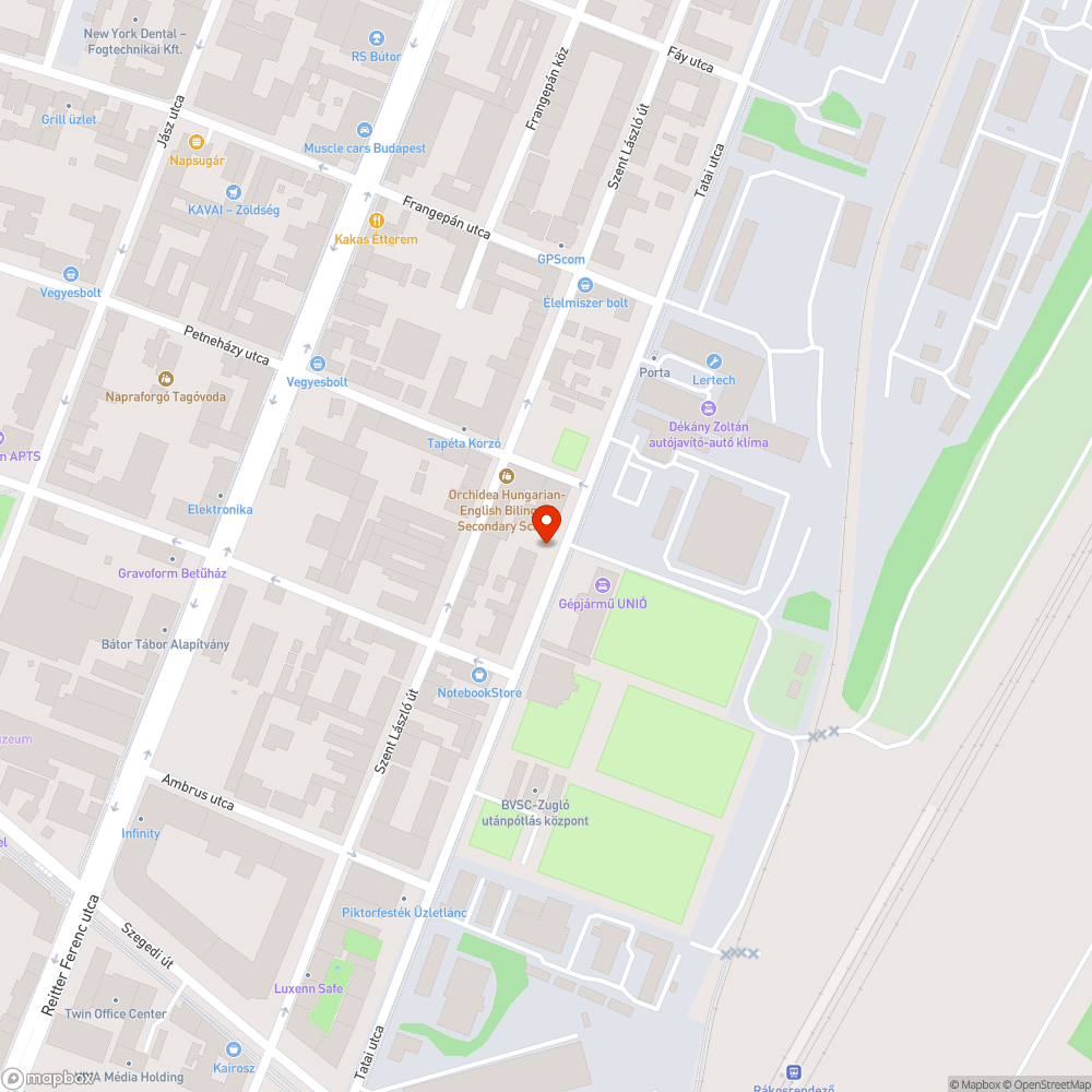 Roncs bejelentés helye