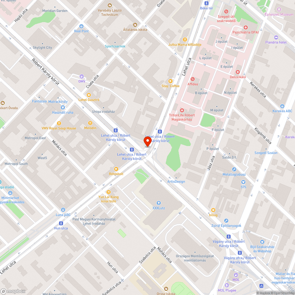 Hatalmas tócsák a villamosmegállóban bejelentés helye