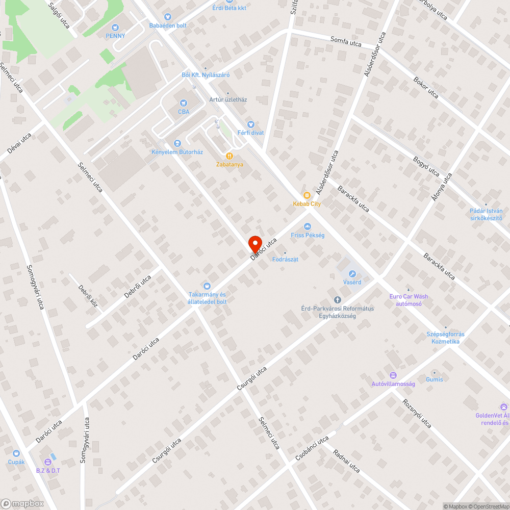 Kidőlt jelzőtábla bejelentés helye