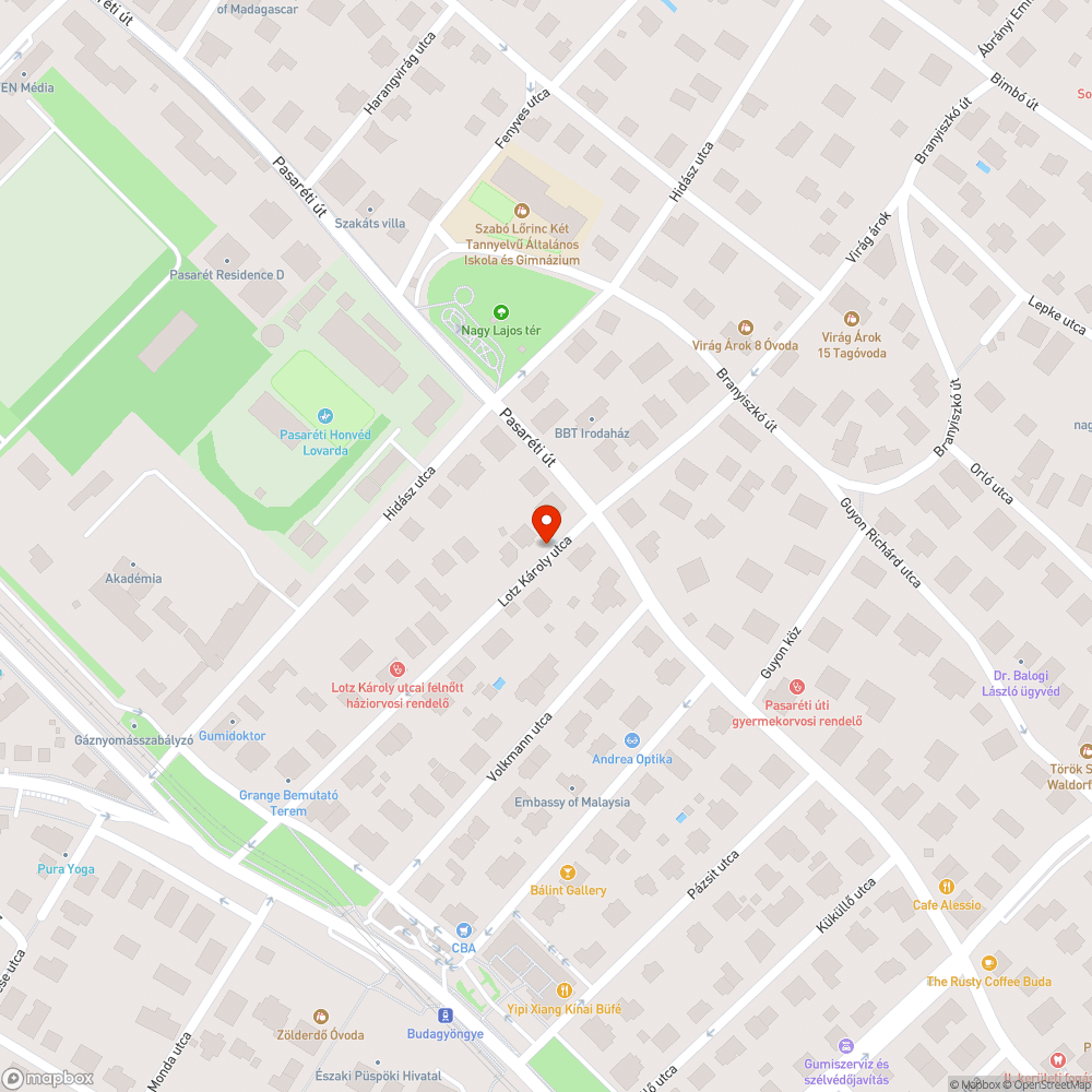 Sáros járda és úttest bejelentés helye