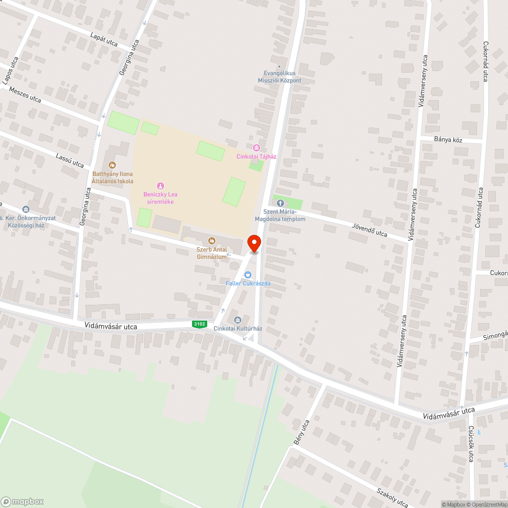 Falevelek bejelentés helye