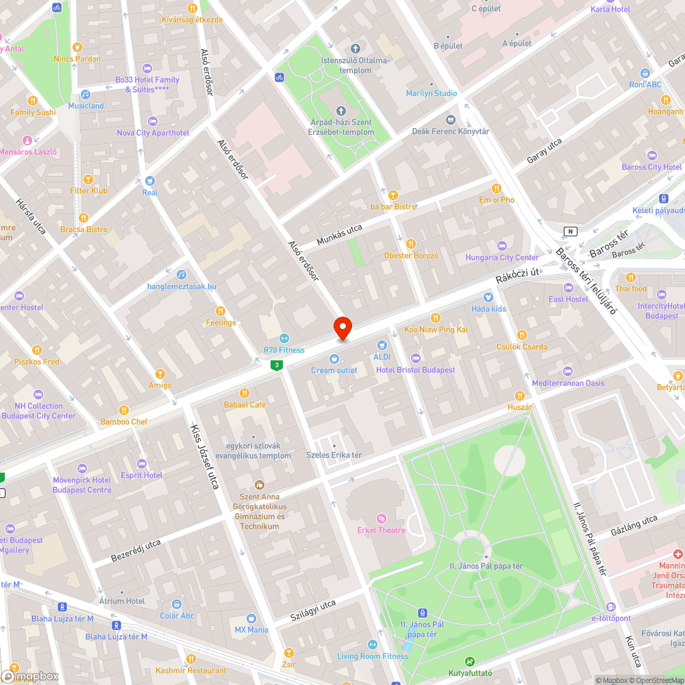 Szemetes növényrartó dézsák bejelentés helye