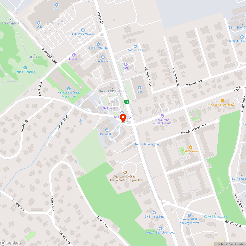 Eldugult esővíz gyűjtő bejelentés helye