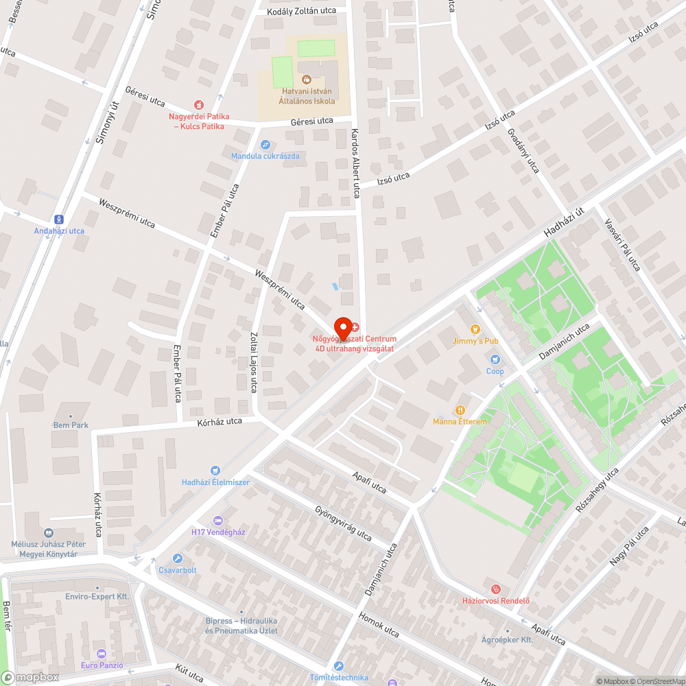 Hibás lámpafej bejelentés helye