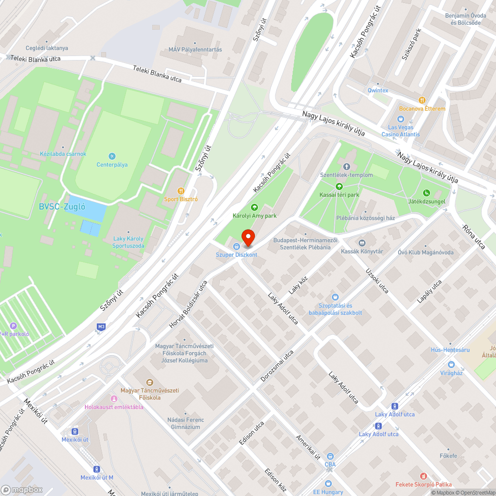 Roncs robogó bejelentés helye