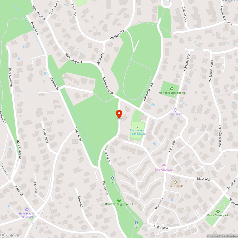 Út szélén mély gödör bejelentés helye