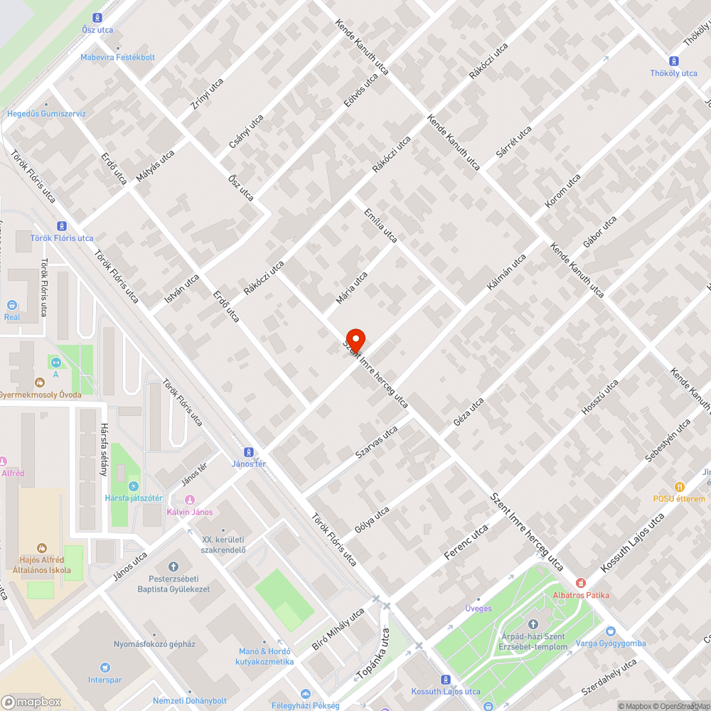 Szemét bejelentés helye