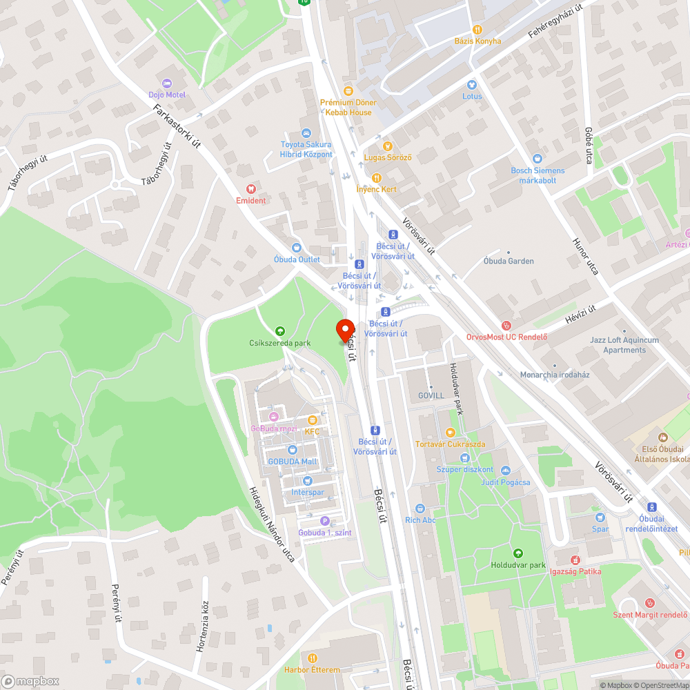 Elhanyagolt padok a Bécsi úton bejelentés helye