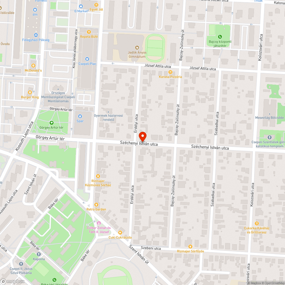 Elhanyagolt, szemetes terület bejelentés helye