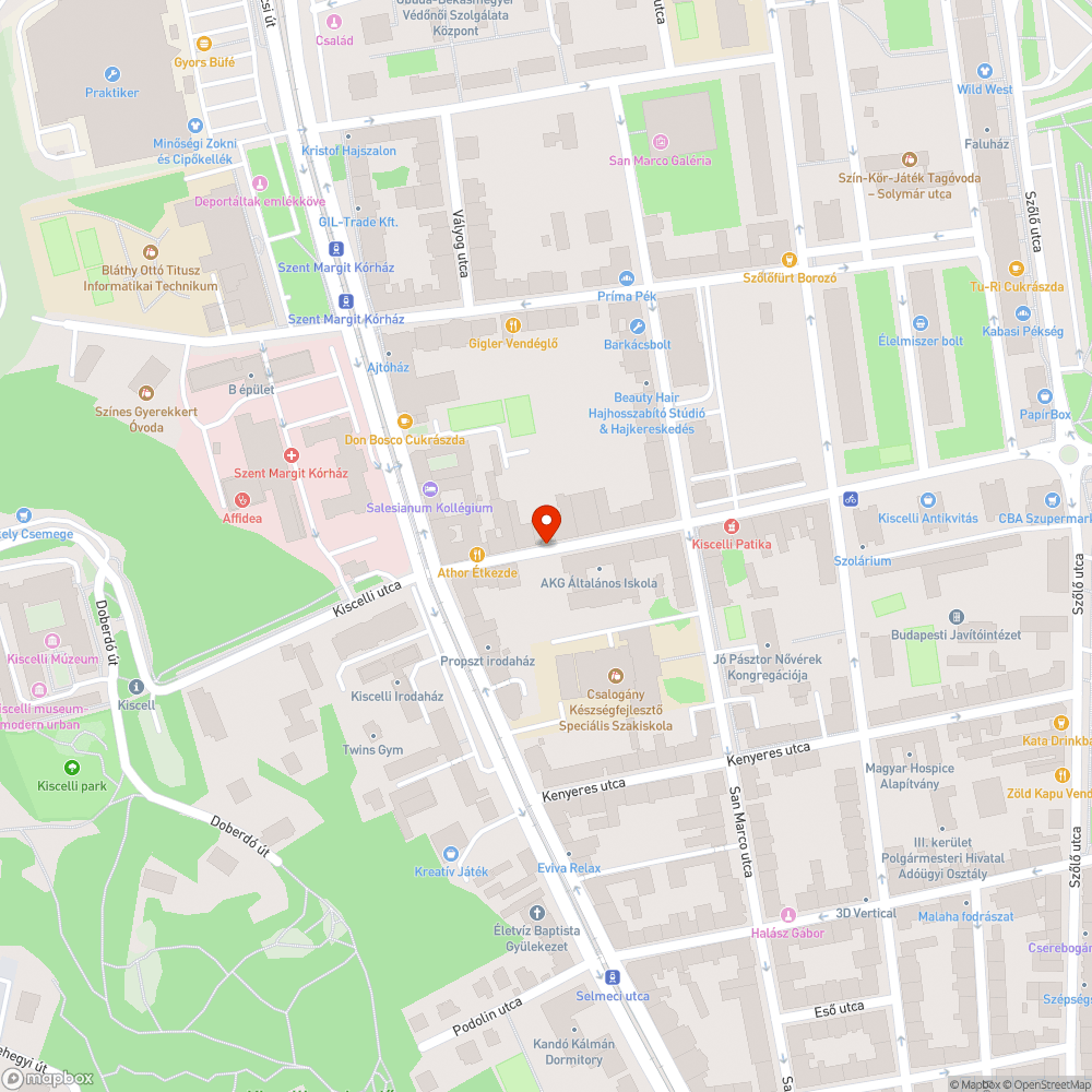 Veszélyes járda lezárás bejelentés helye