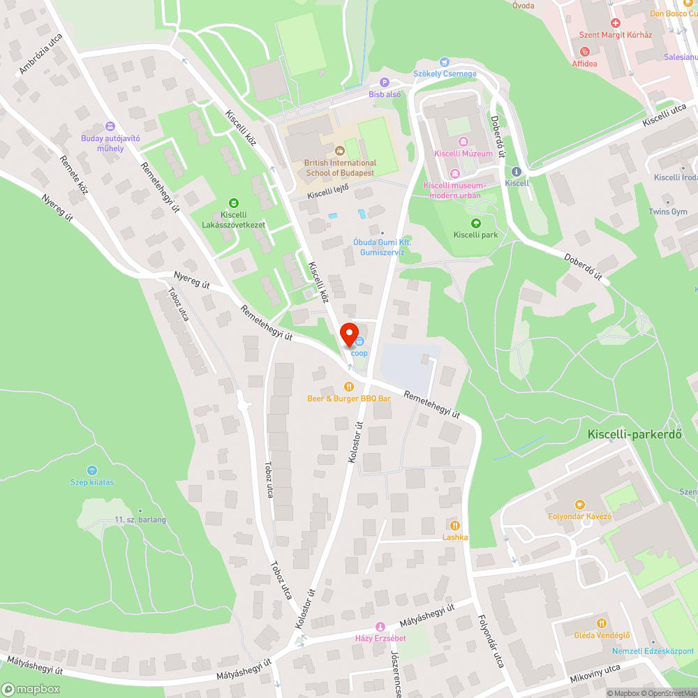 Járhatatlan járda bejelentés helye