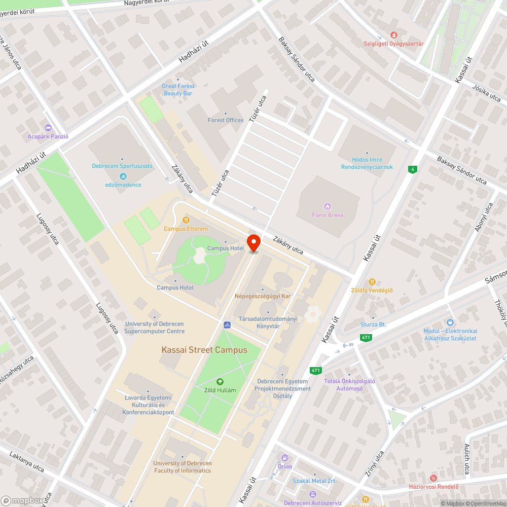 Hibás lámpafej bejelentés helye