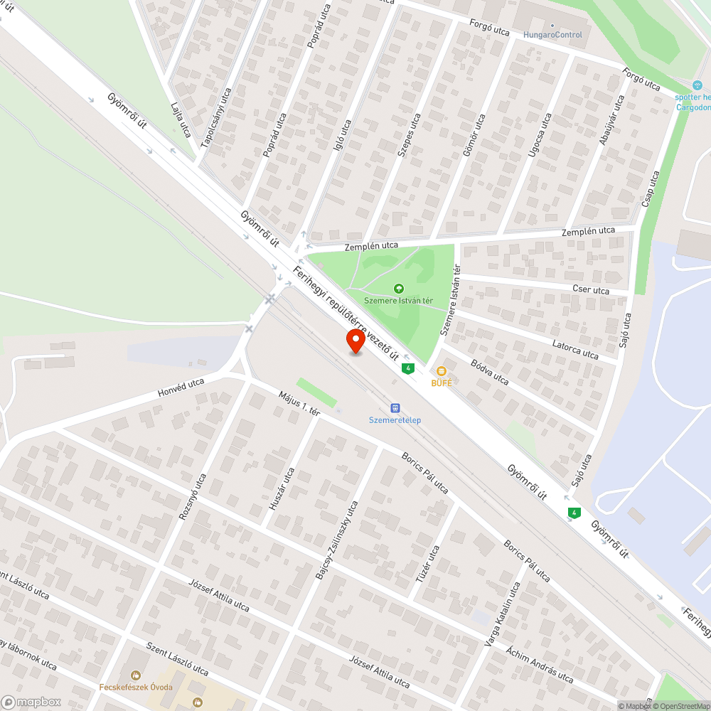 Elhasznált, rossz állapotban lévő vasútállomás bejelentés helye