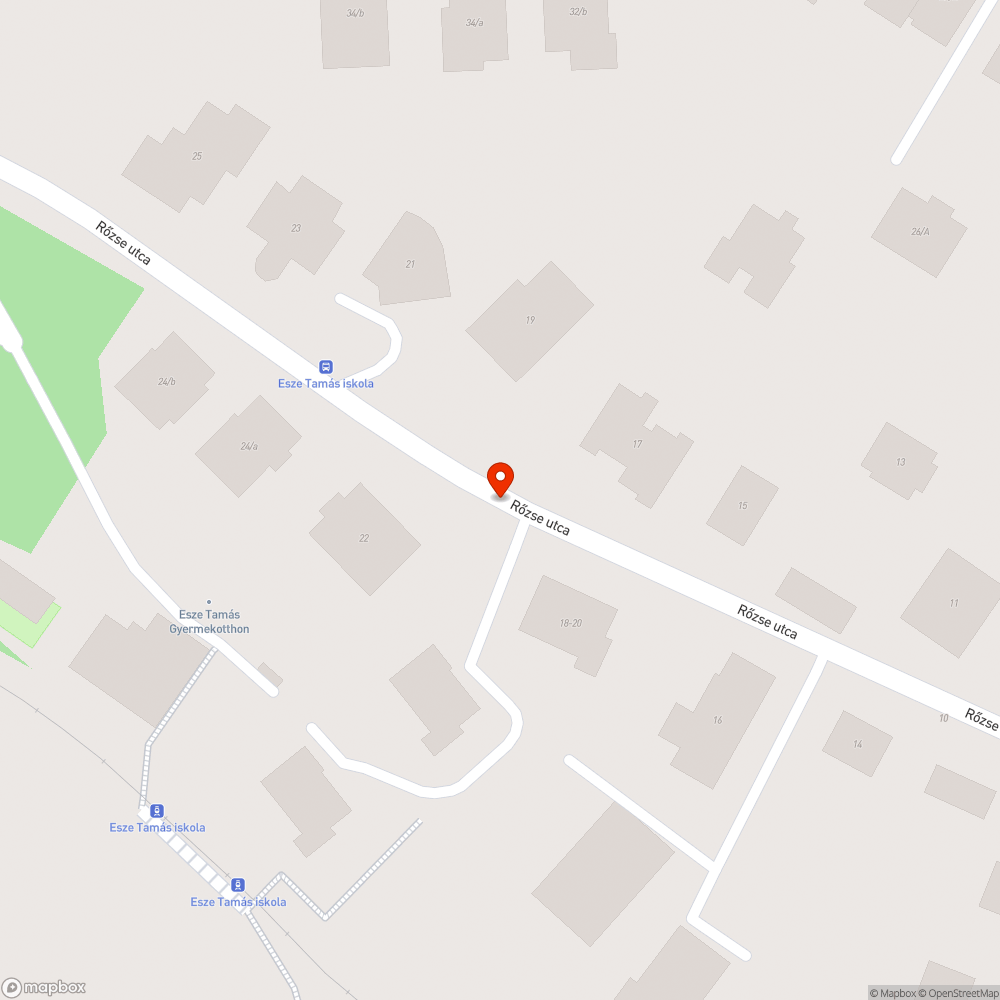 Félig útra dőlt fa bejelentés helye