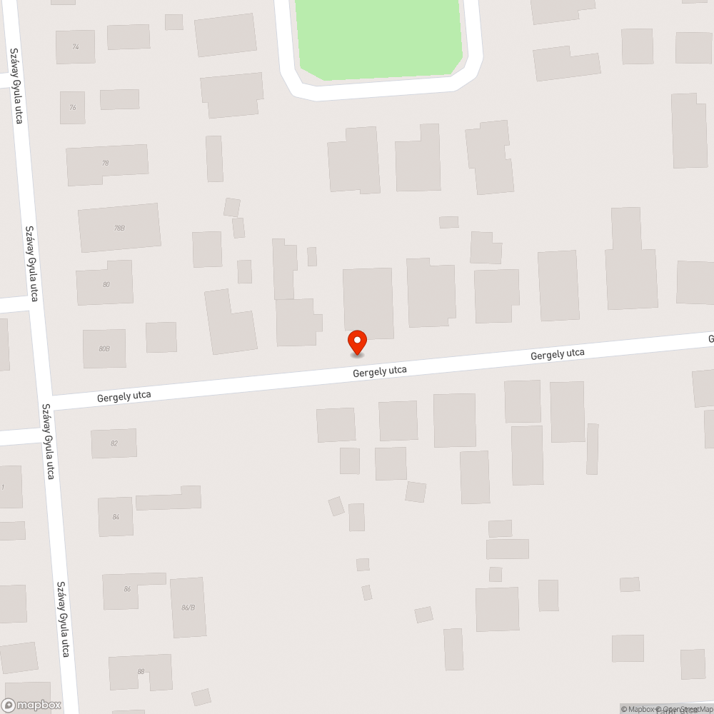 Kátyús út bejelentés helye