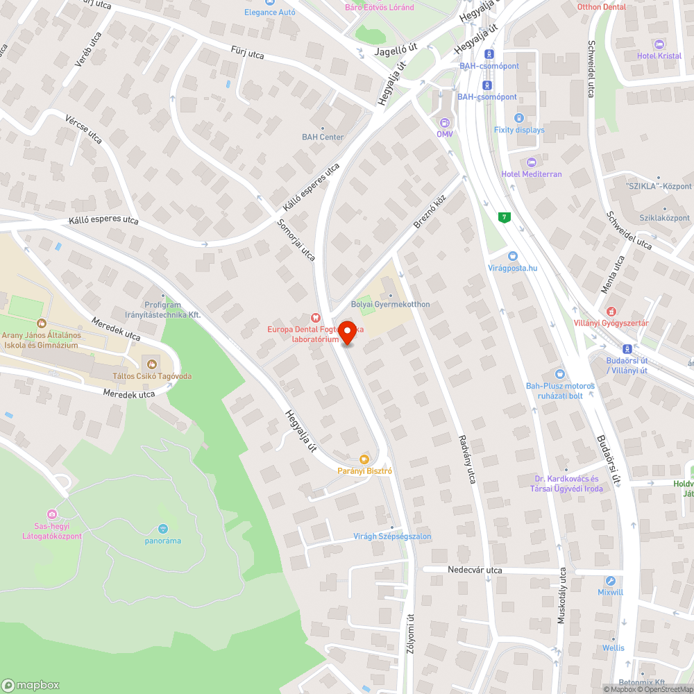 Közterületen parkoló rendszám nélküli Fiat Doblo bejelentés helye