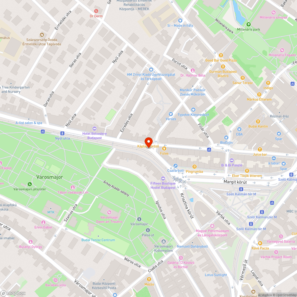 Szemét bejelentés helye