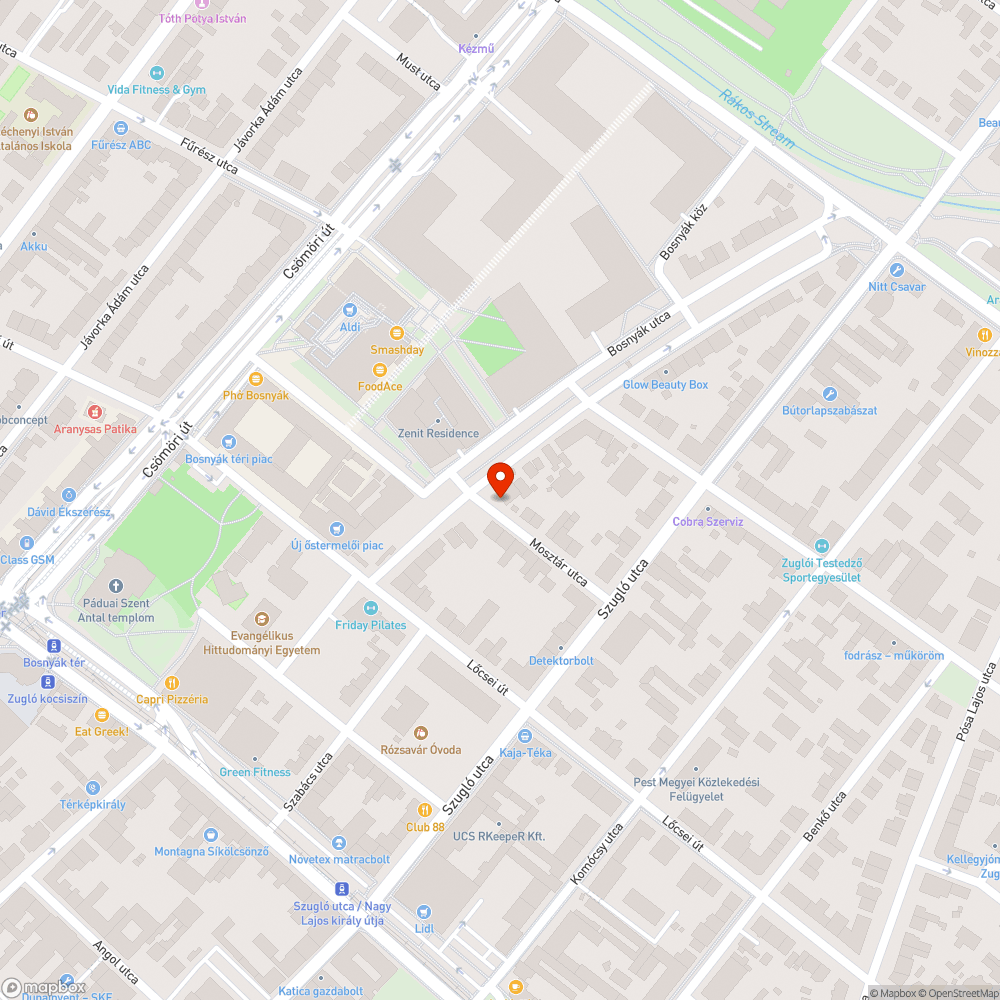 Kidőlő piac tábla bejelentés helye