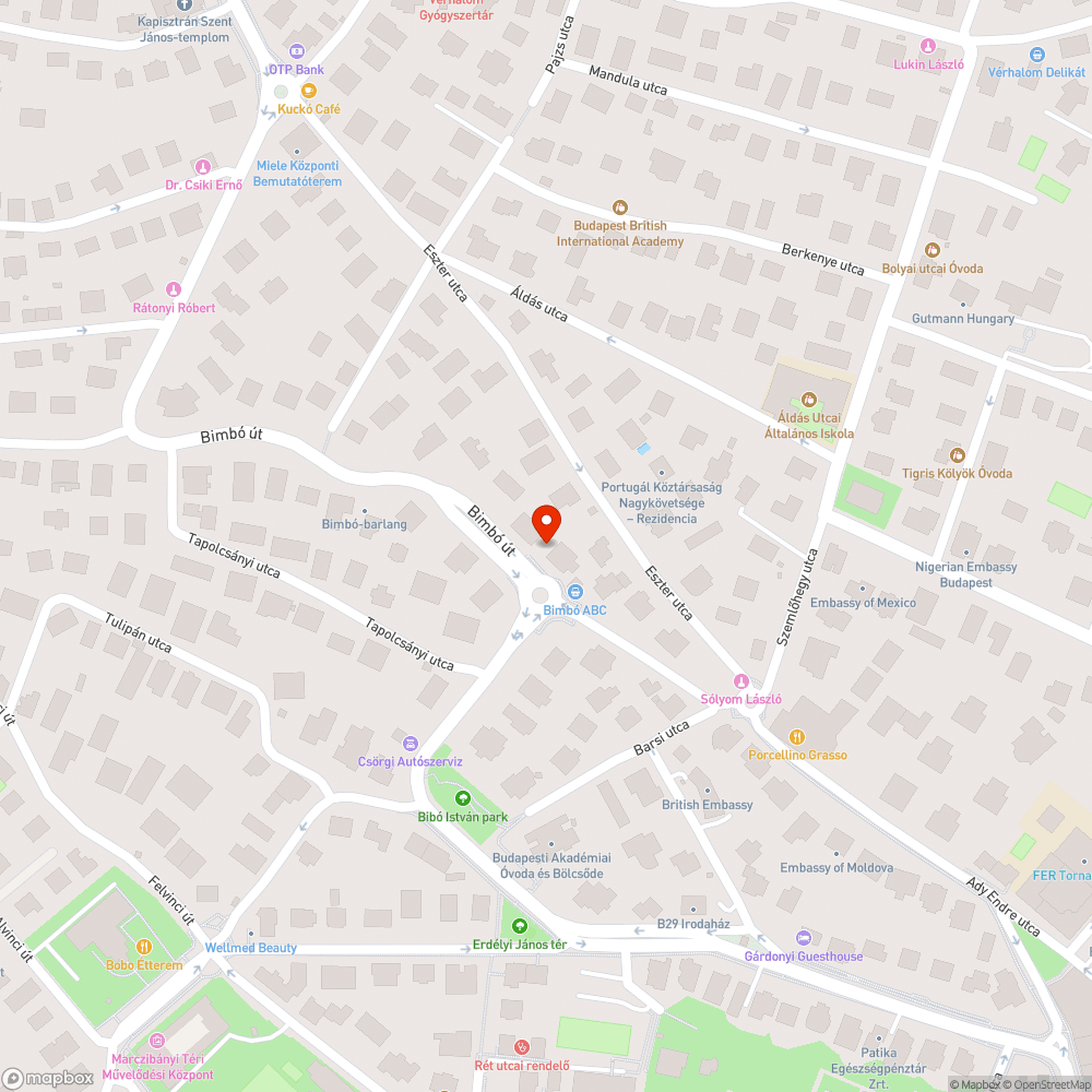 Járdán parkolás bejelentés helye