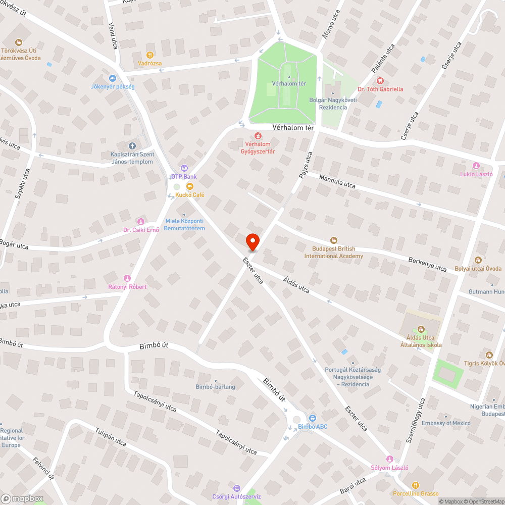 Sötét sarok bejelentés helye