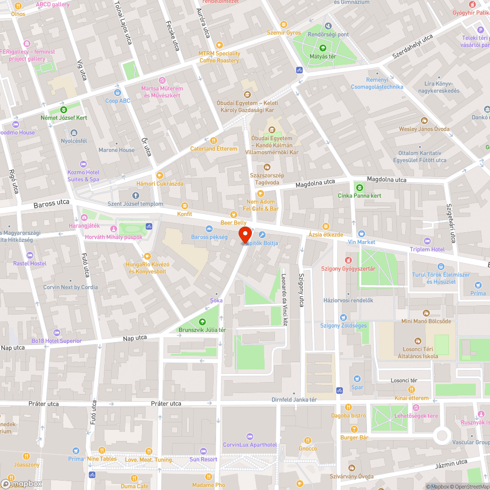 Mozdulatlan közteres autó bejelentés helye