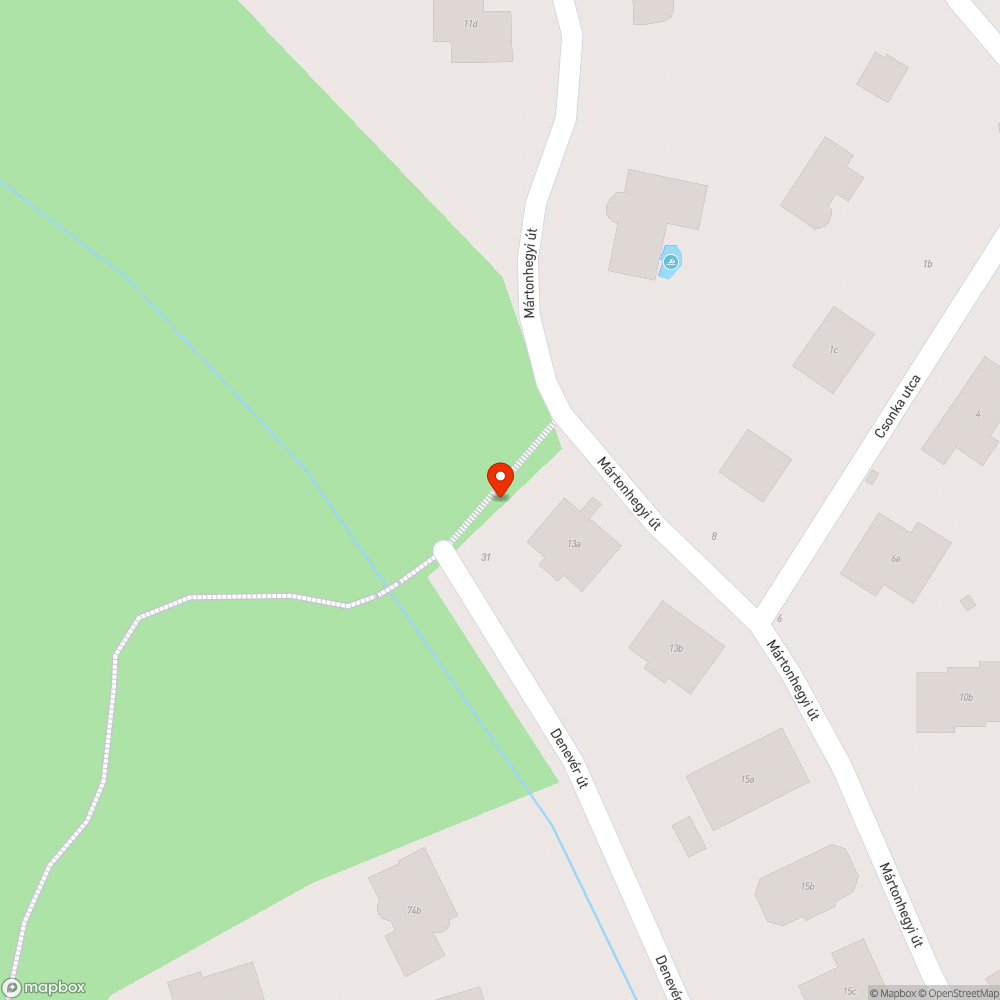 Lehullott falevelek a gyalogúton bejelentés helye