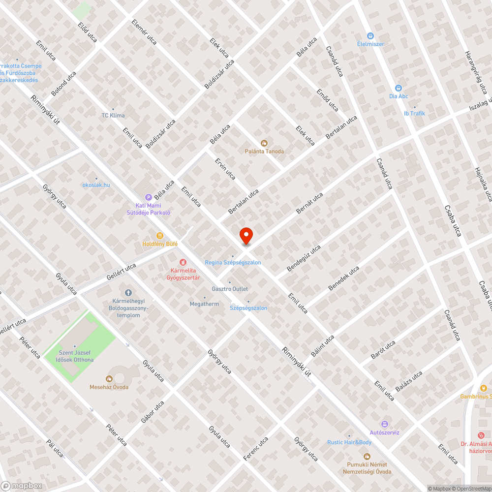 Hatalmas kátyúk a Bernát utca-Emil utca kereszteződésében bejelentés helye