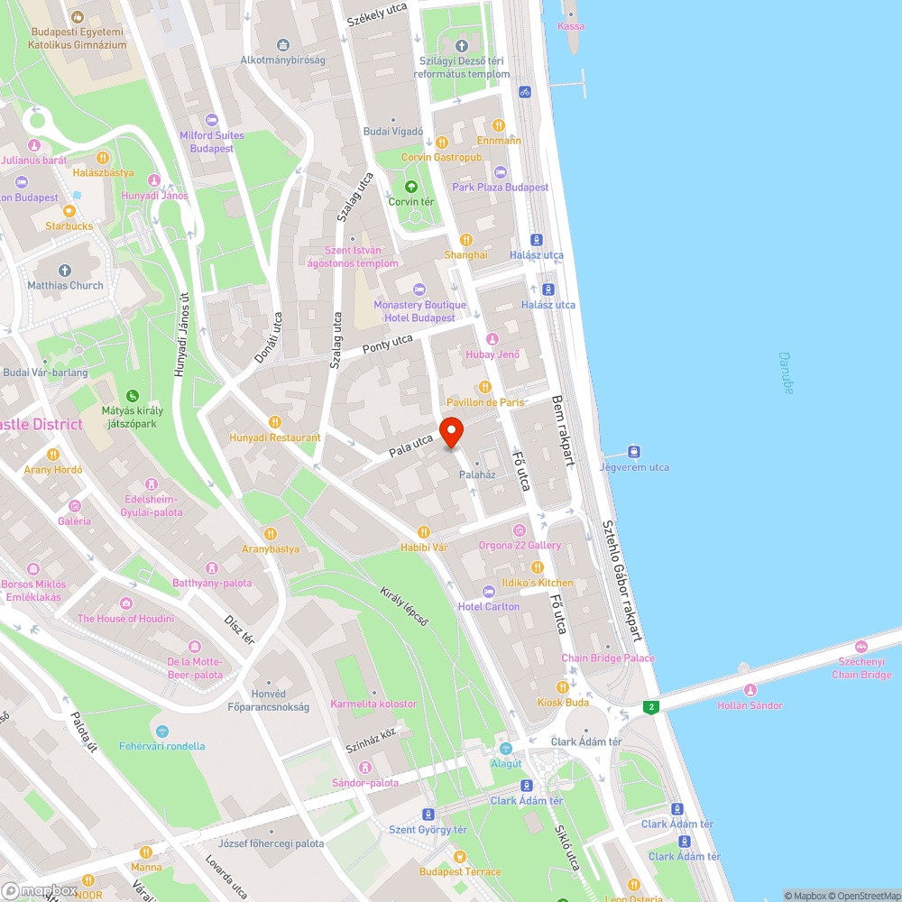 Kapucinus utcai kátyúk bejelentés helye