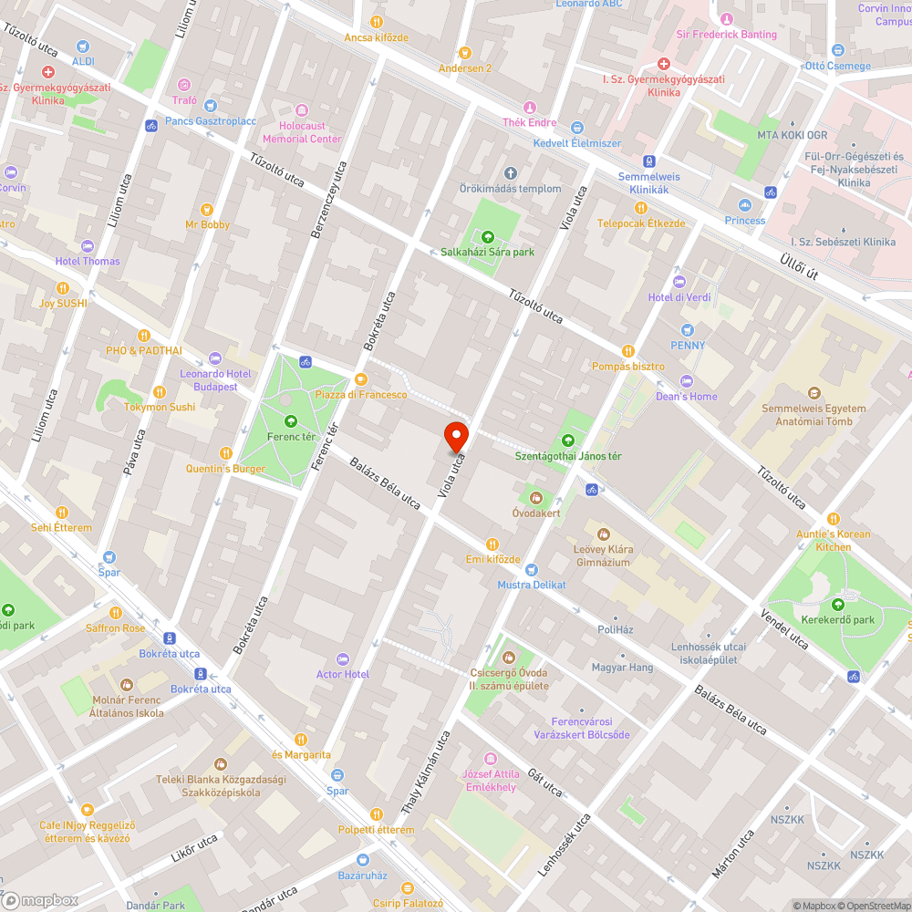 Úthibák bejelentés helye