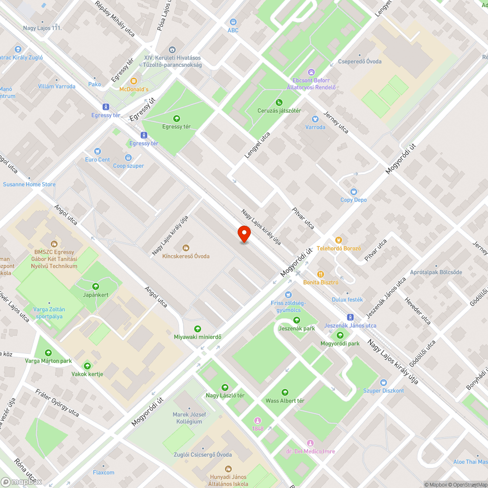 Elromlott BKK automata az Egressy téren bejelentés helye