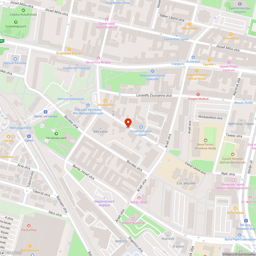 Közterület illetéktelen elfoglalása bejelentés helye