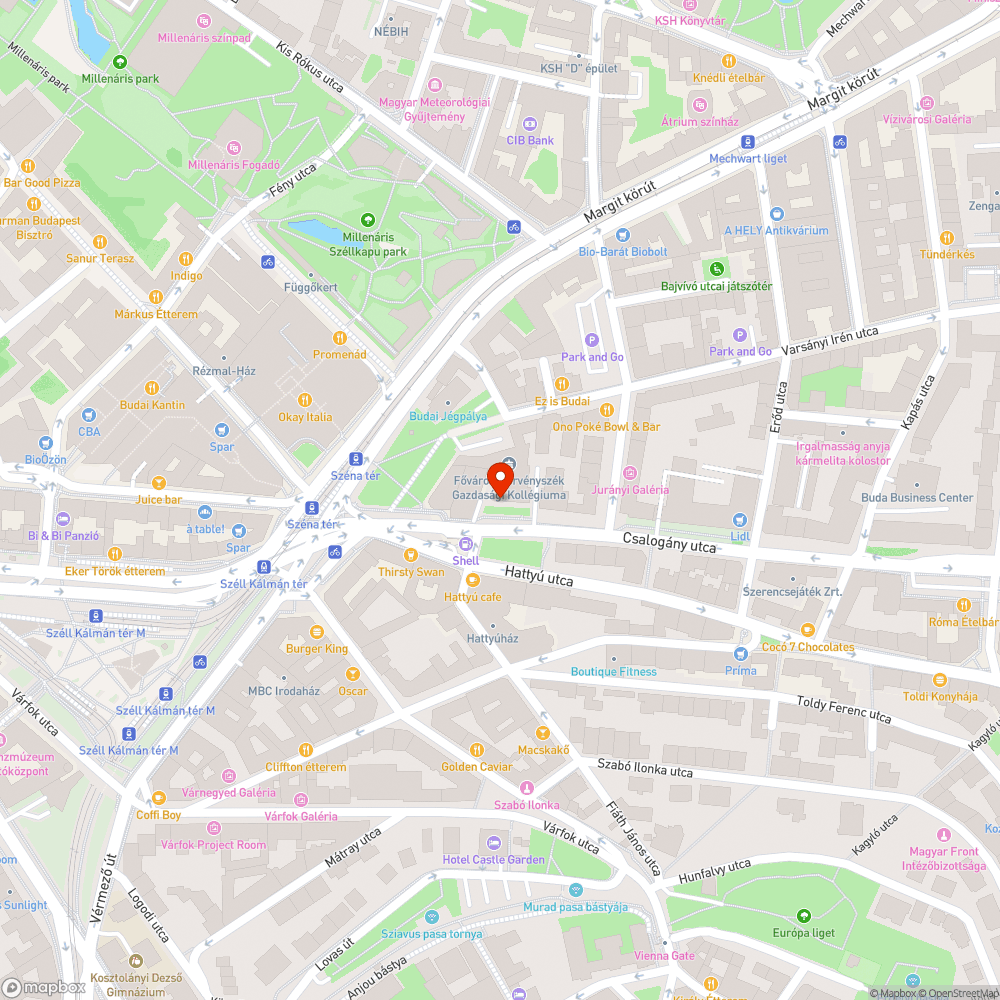 Panaszbejelentés a Csalogány utcai közterület állapotáról bejelentés helye