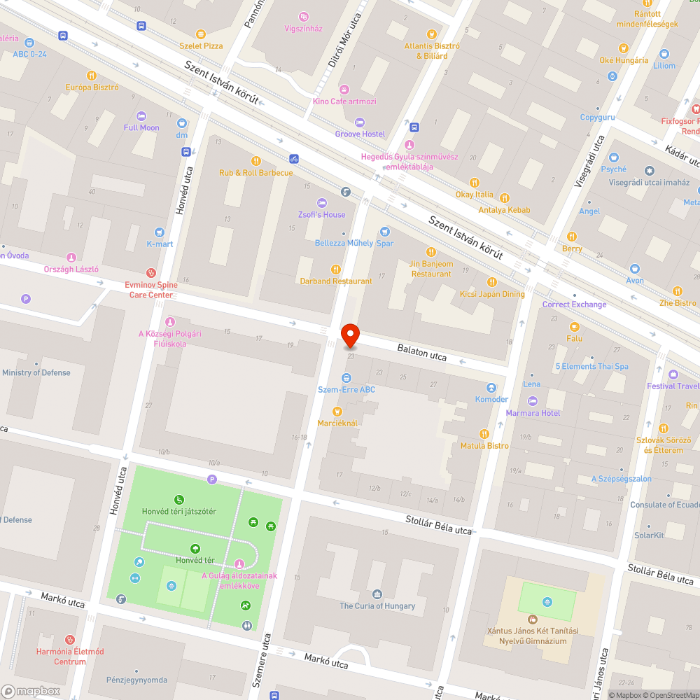 A járda, mint vécé bejelentés helye