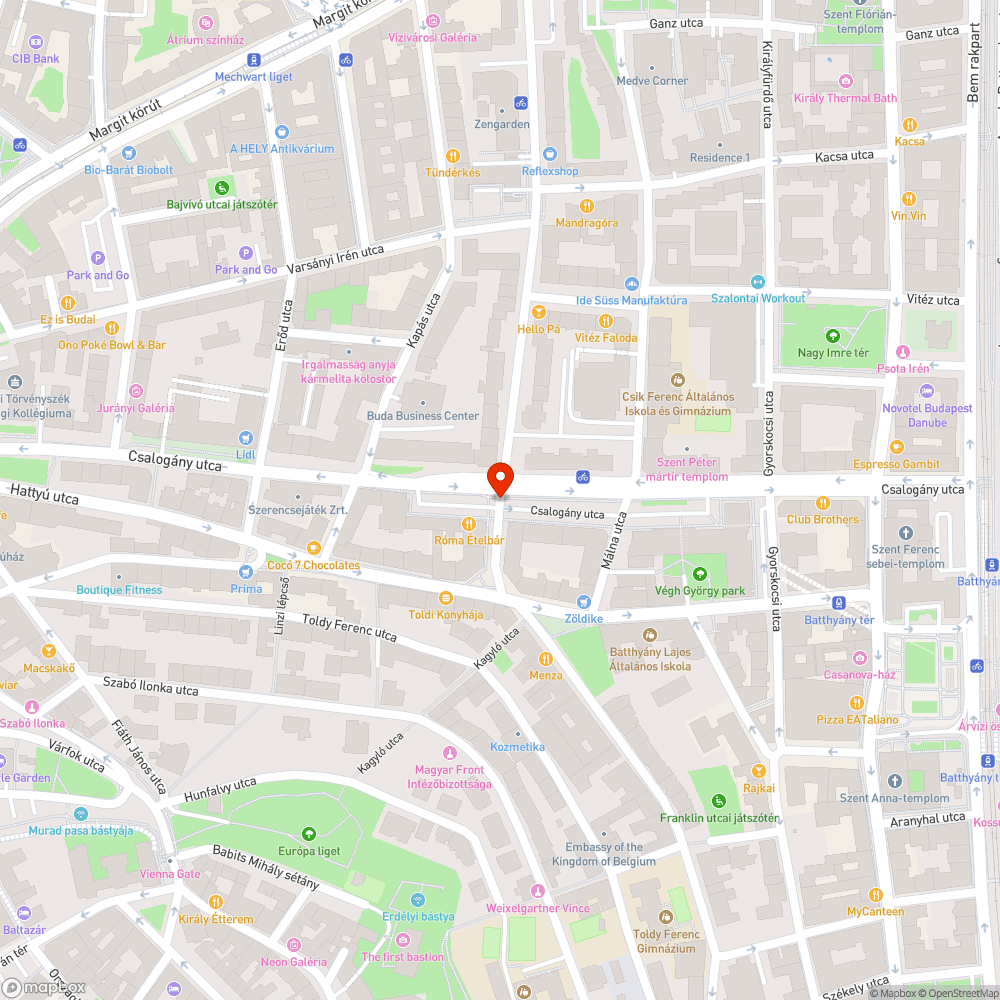 Egyirányú zsákutca bejelentés helye