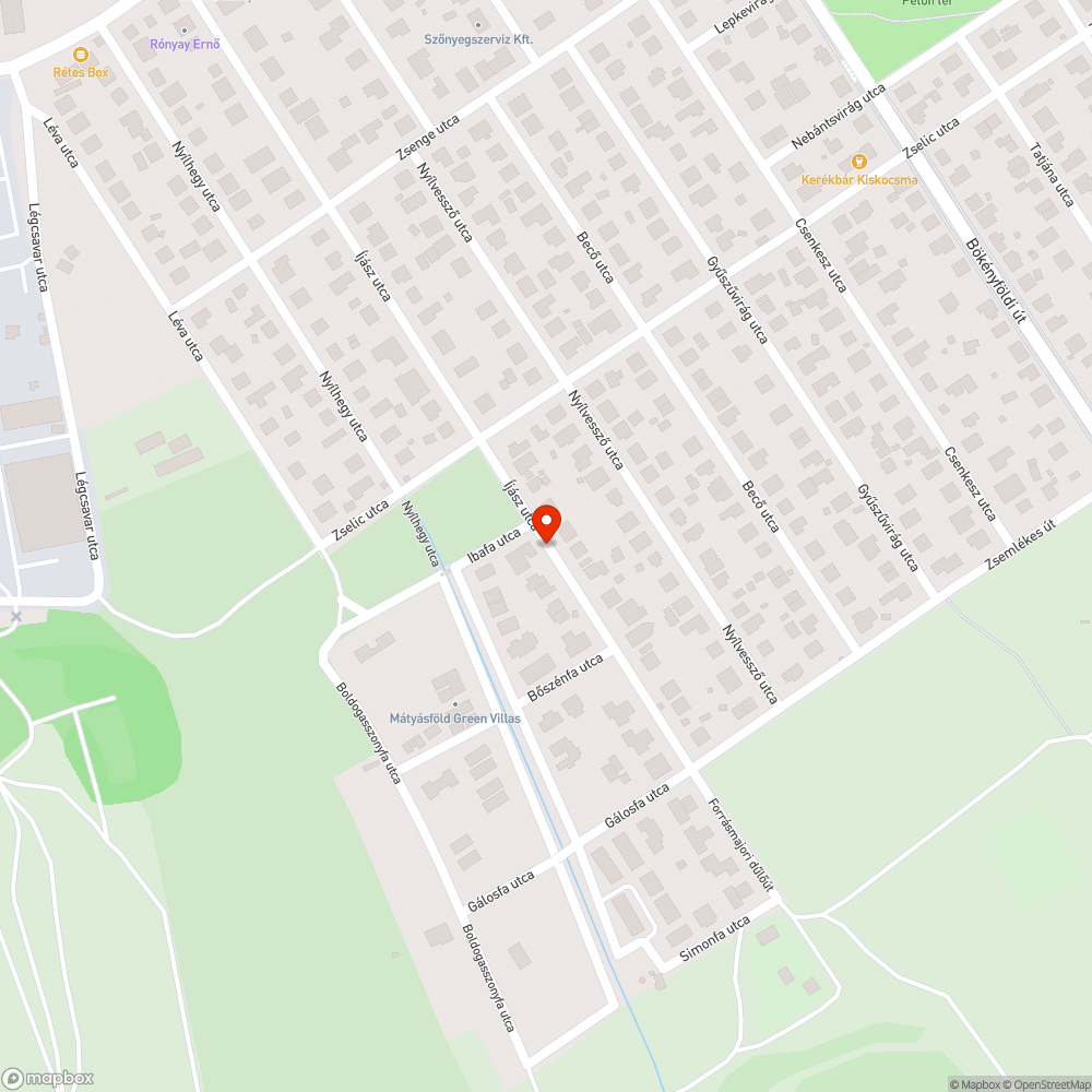 Leparkolt járda bejelentés helye