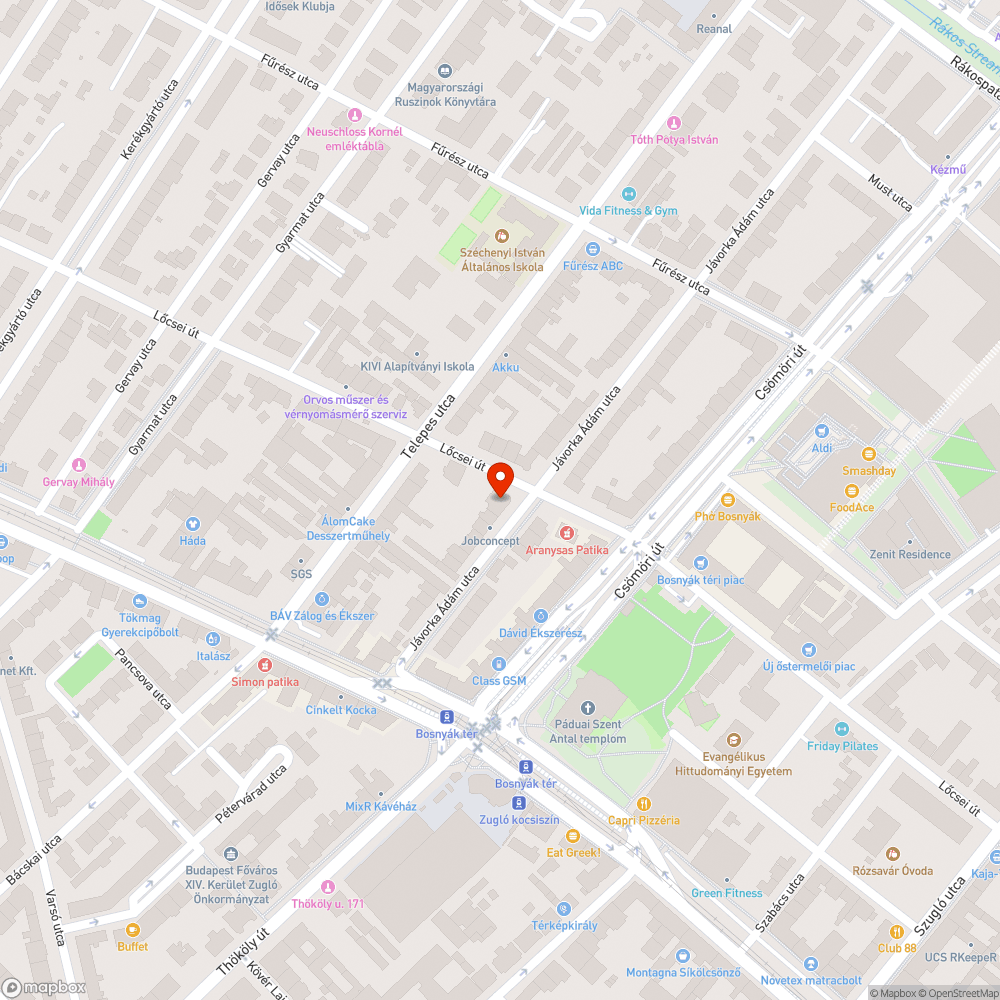 Problémás közműakna bejelentés helye