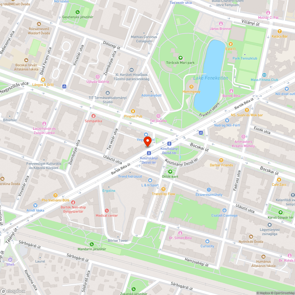 Betört üveg bejelentés helye