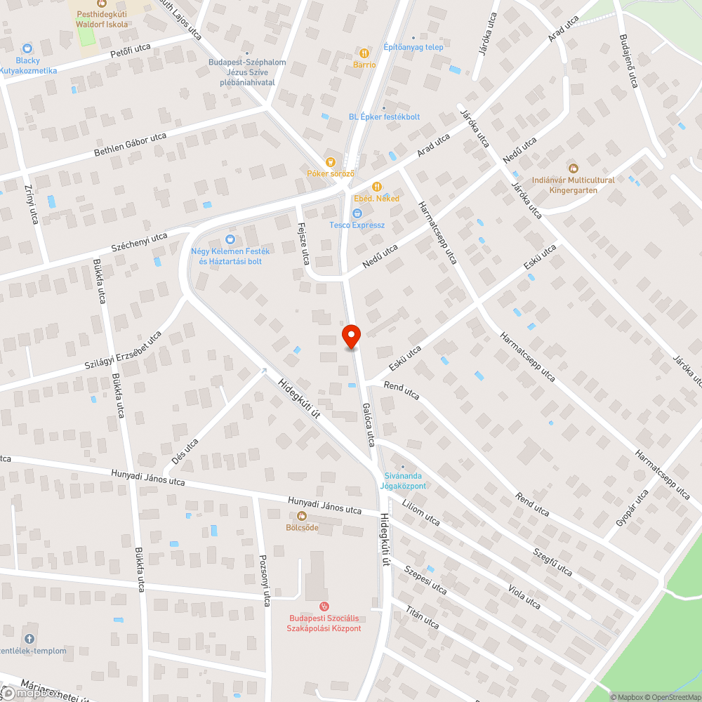 Kiégett utcai lámpák bejelentés helye