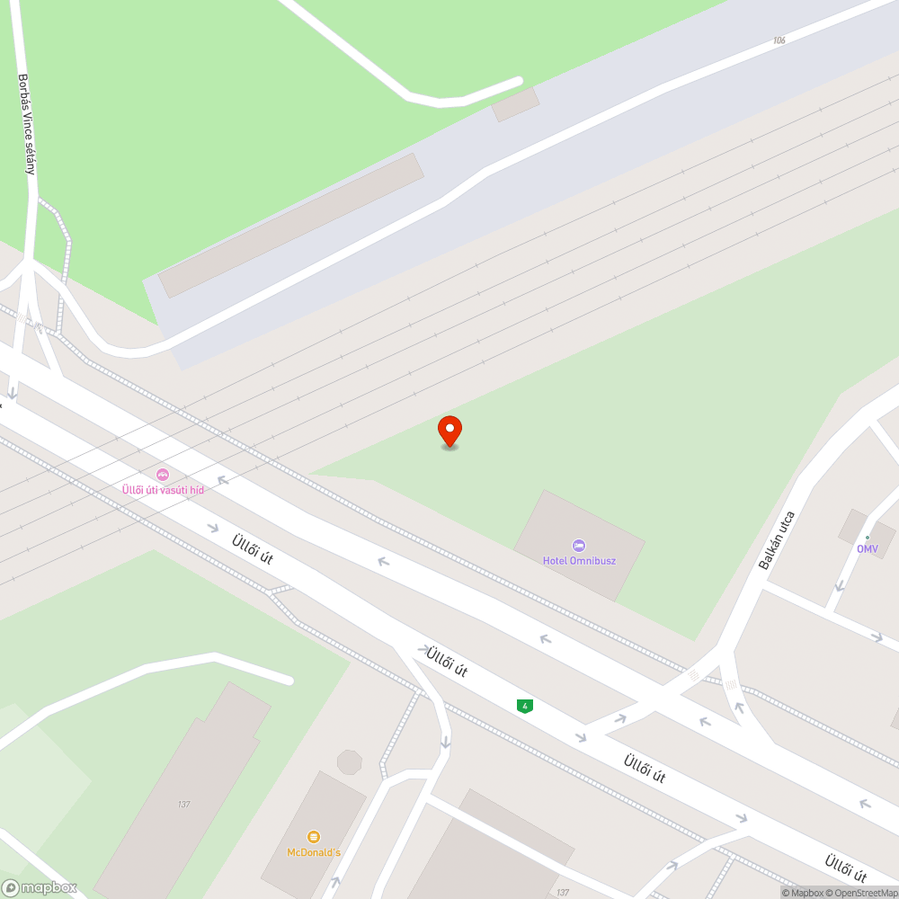 Elhanyagolt, szemetes terület bejelentés helye