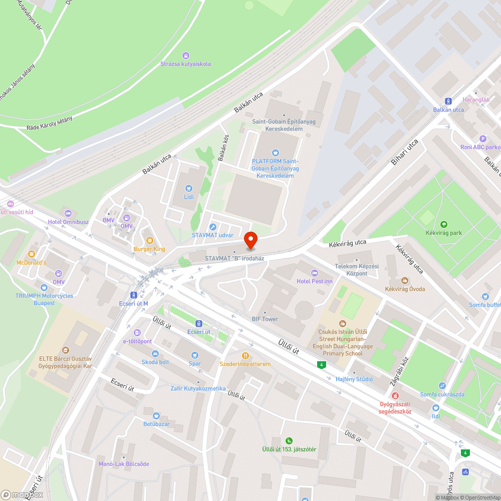 Szemetes, gondozatlan járdaszakasz bejelentés helye