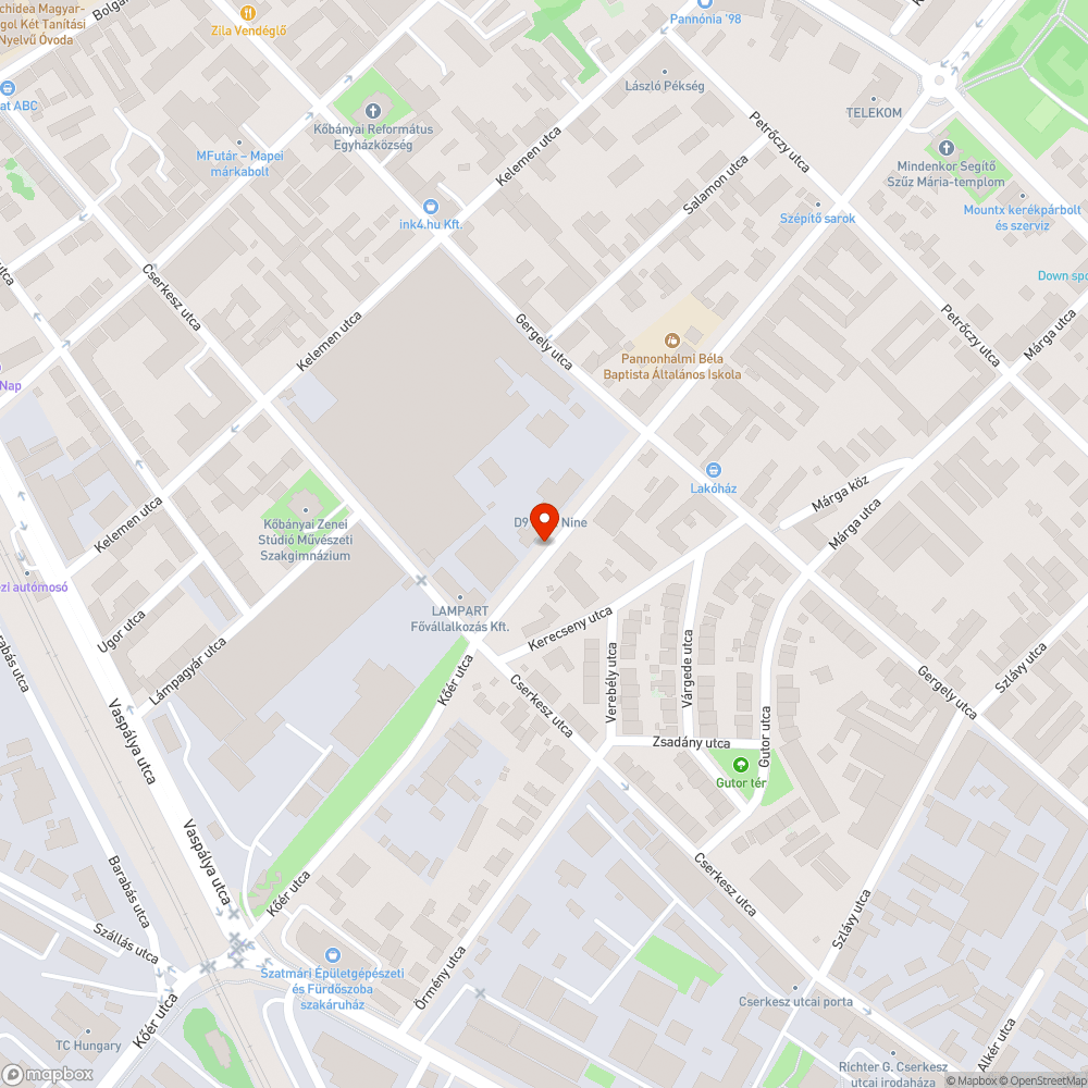 Szemetes járdaszakasz bejelentés helye