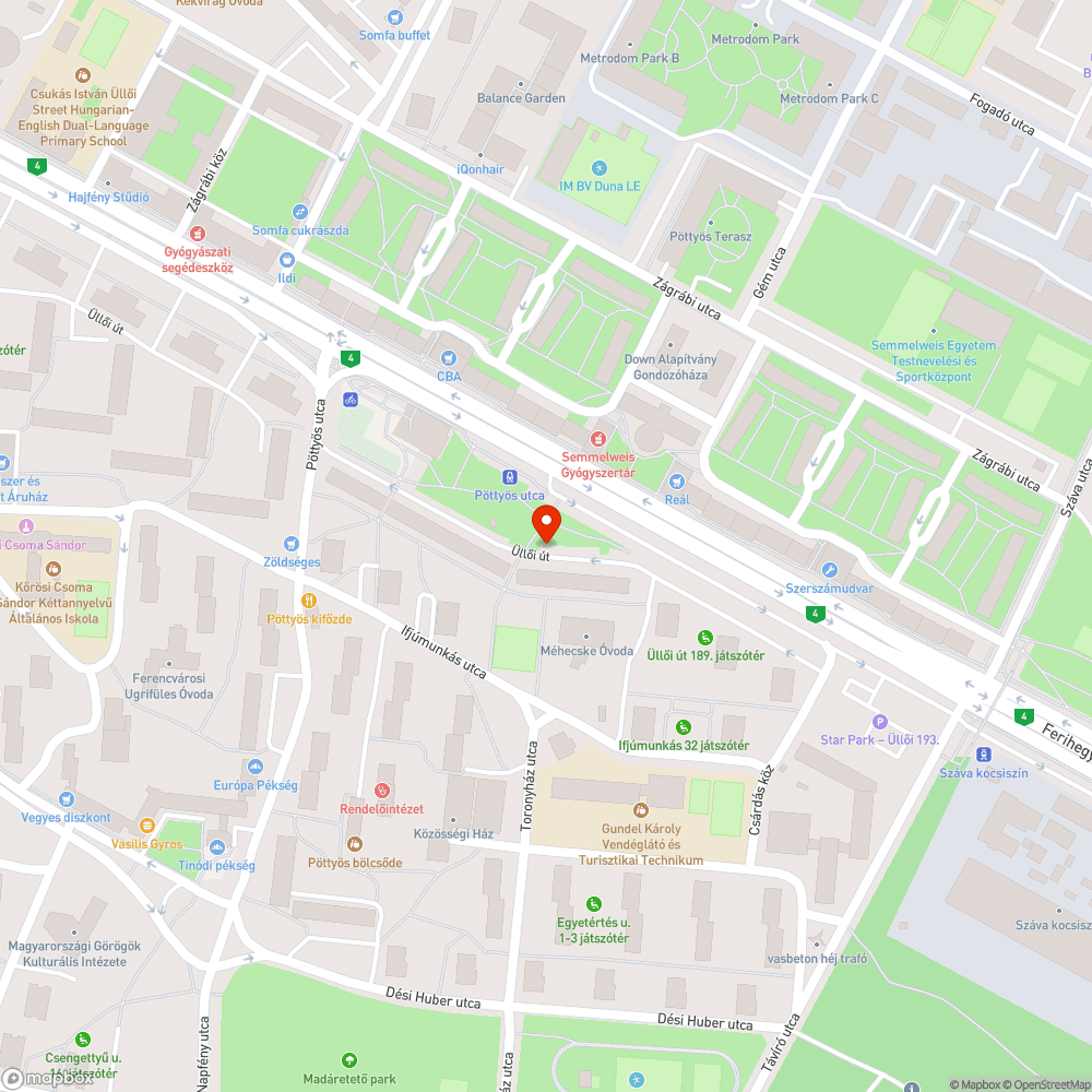 Nem működő közvilágítás bejelentés helye