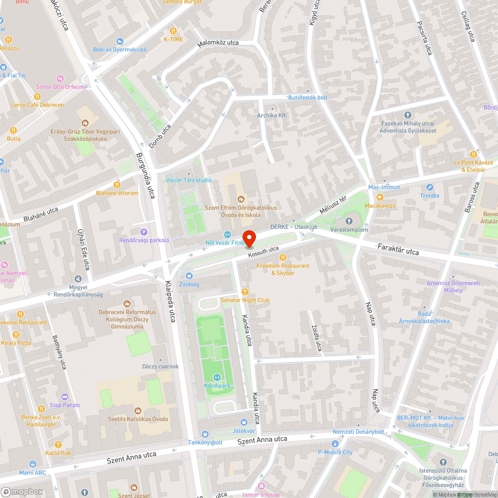 Hibás lámpafej bejelentés helye