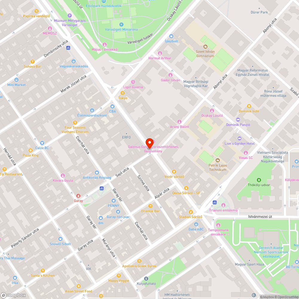 Hibás kerékpáros szenzor bejelentés helye