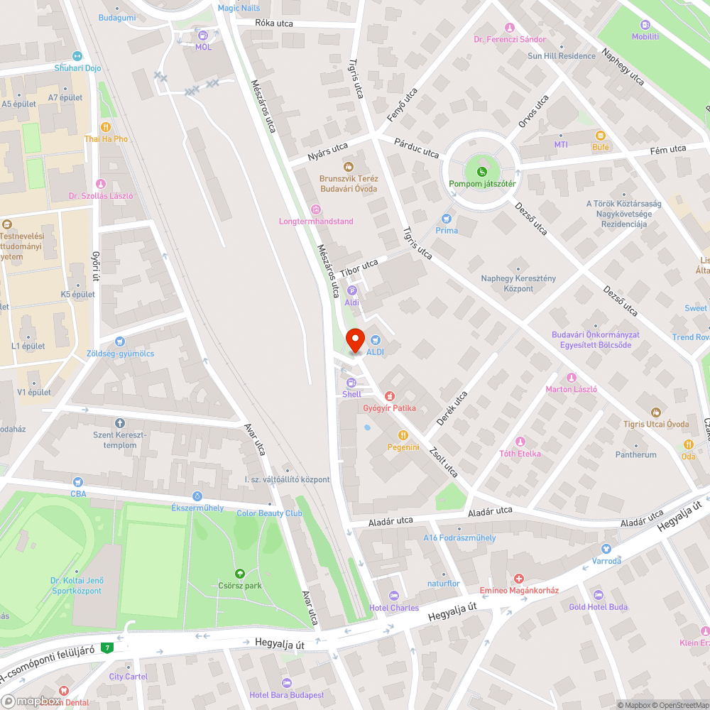 Nem működő közvilágítás forgalmas utcasarkon bejelentés helye