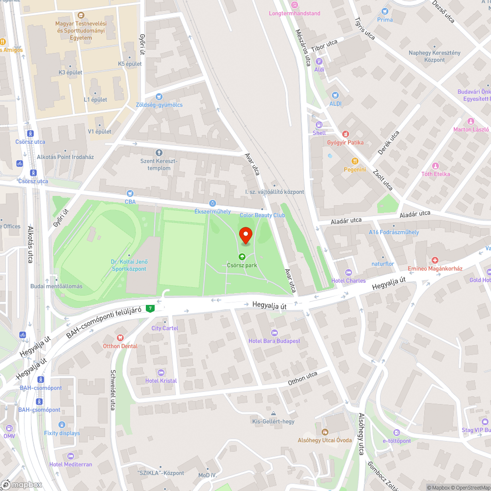 Desired path, ronda és széles ösvény bejelentés helye