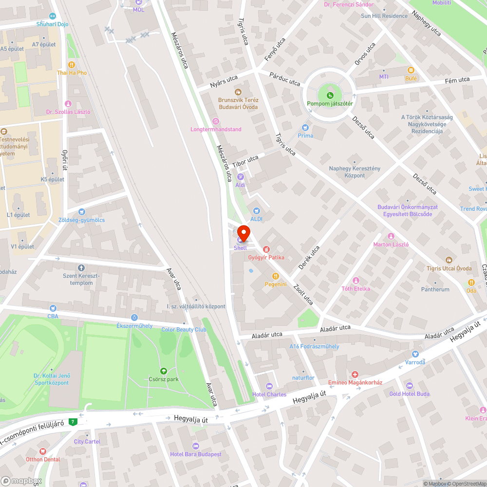 Gyalogosan járhatatlan átkelő esőben bejelentés helye