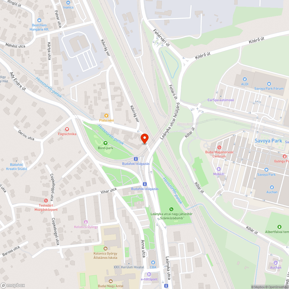 Leányka utca szinte végig szemetes bejelentés helye