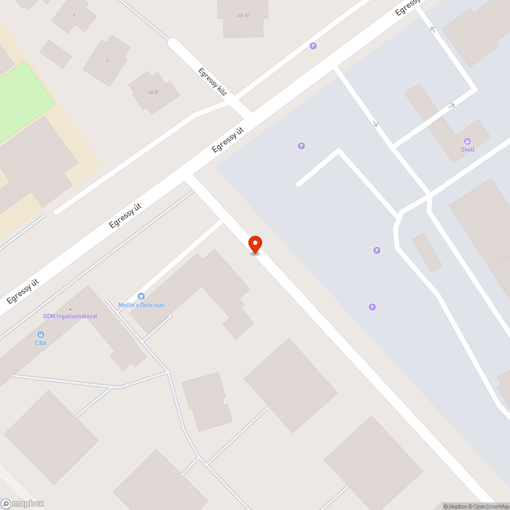 Botlásveszélyes járda bejelentés helye